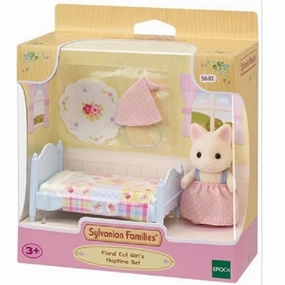 Sylvanian Families Flora Cat Girls Naptime Set