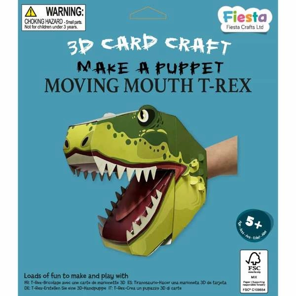 T-Rex Craft Puppet Kit