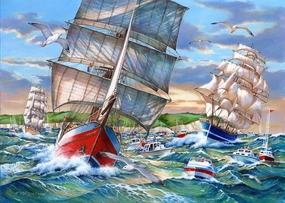Tall Ships - 1000 Piece Jigsaw Puzzle