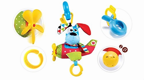 Tap N Play Musical Plane Dog - Multicolour