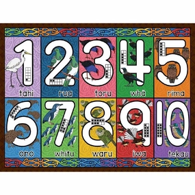 Te Reo Maori tray Puzzle - Nga Tau Numbers