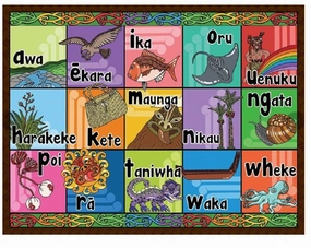 Te Reo Maori tray Puzzle - Te Arapu Maori Alphabet