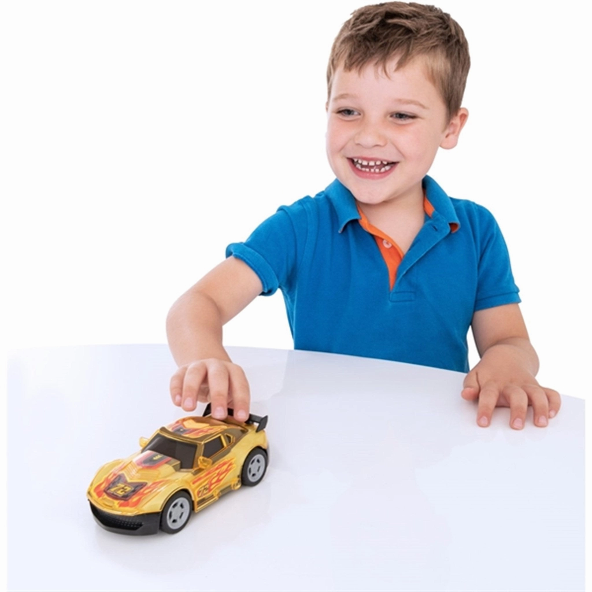 Teamsterz Street Mini Light Up Car Yellow