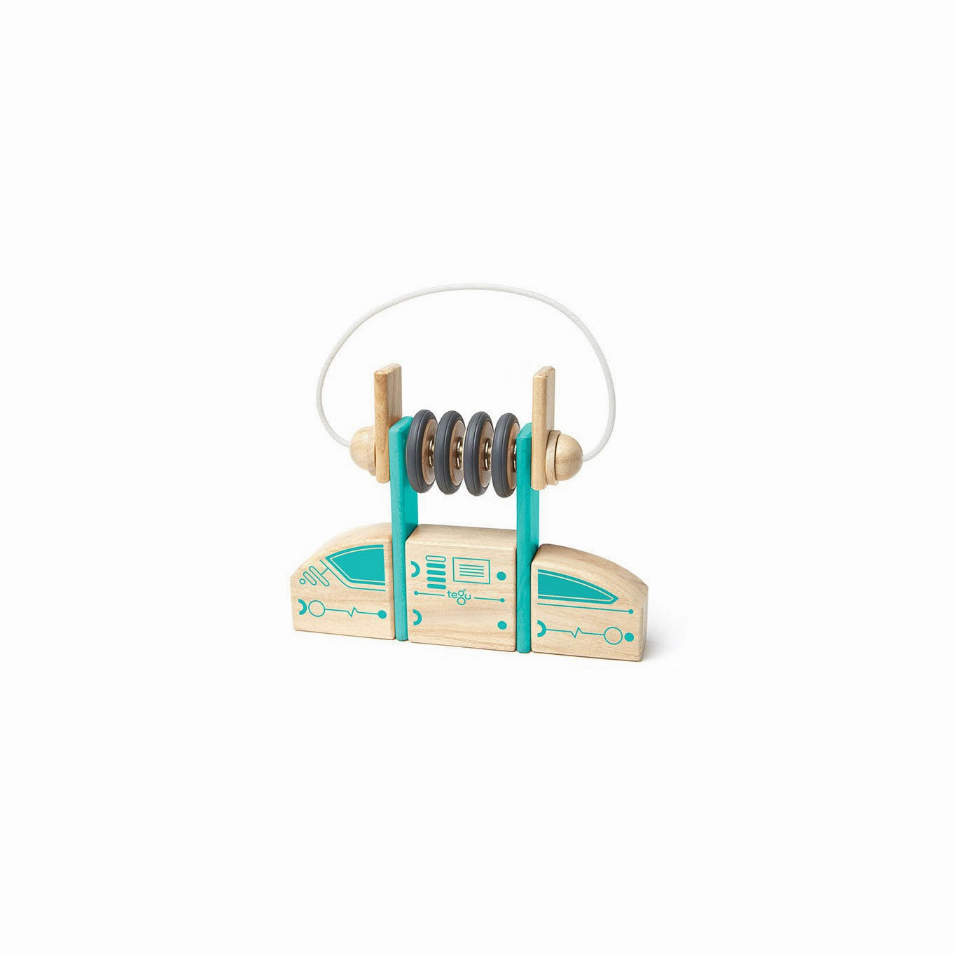 Tegu Future Circuit Racer Magnetic Wooden Blocks