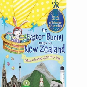The Easter Bunny comes to New Zealand colouring in book