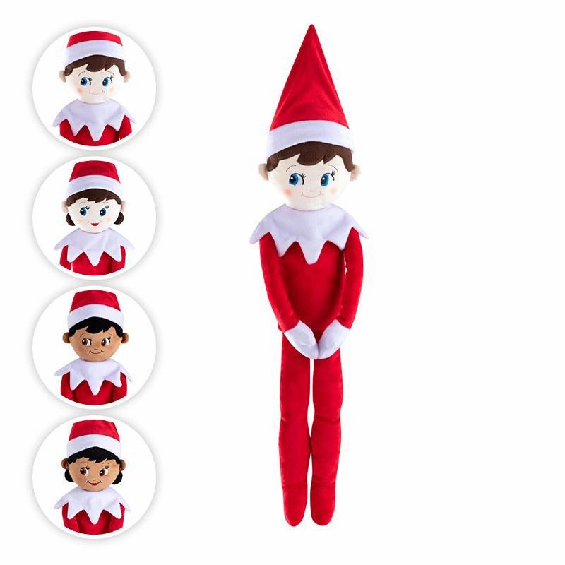 The Elf on the Shelf Plushee Pals Huggable - Girl - Dark Tone 27"