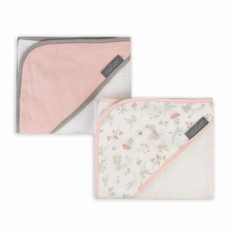 The Little Linen Company - Hooded Towel 2 Pack - Harvest Bunny