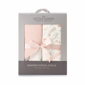 The Little Linen Company - Hooded Towel 2 Pack - Harvest Bunny