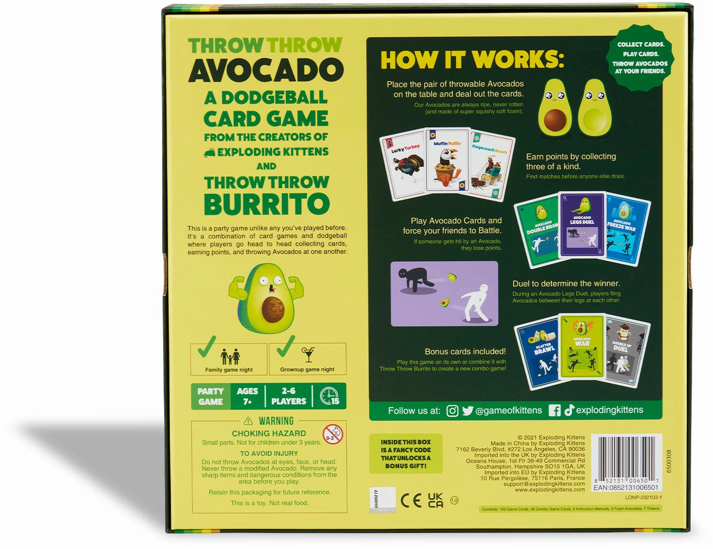 Throw Throw Avocado