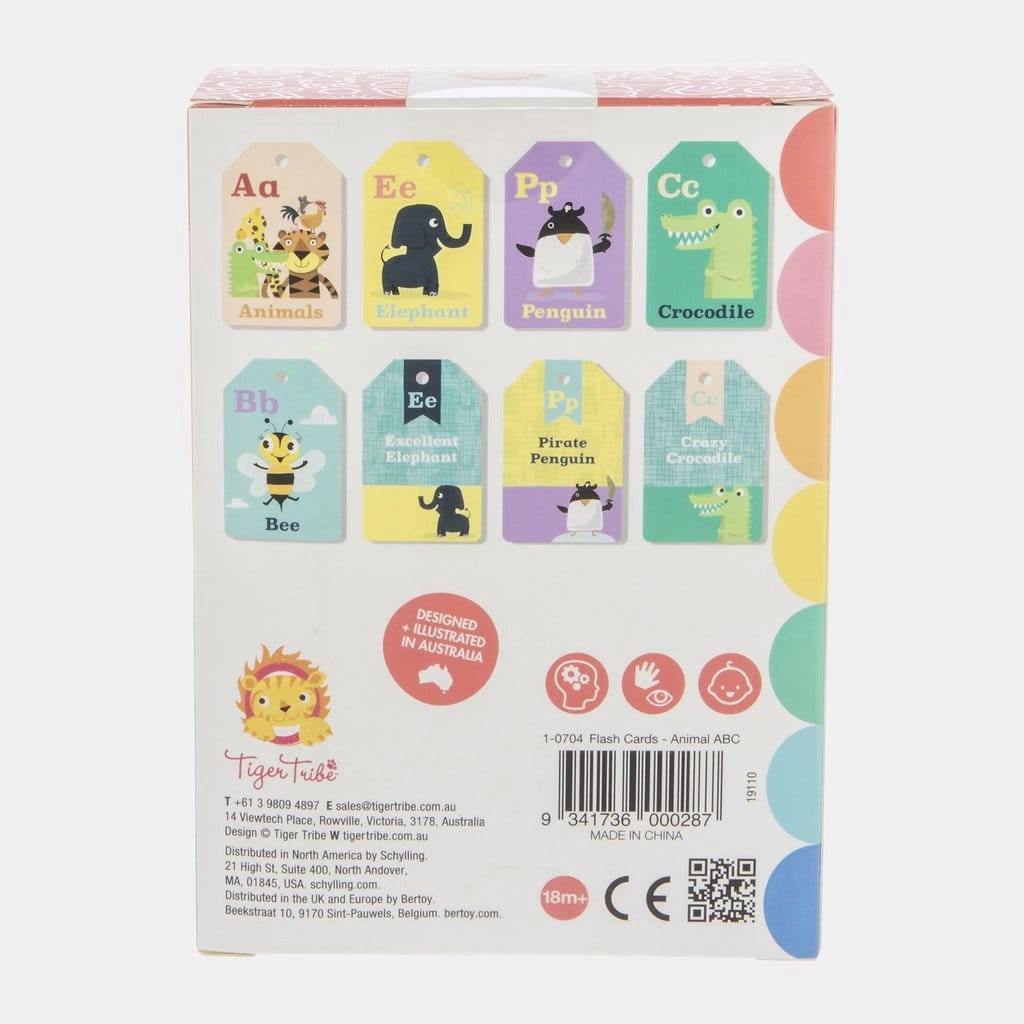 Tiger Tribe Flash Cards - Animal ABC