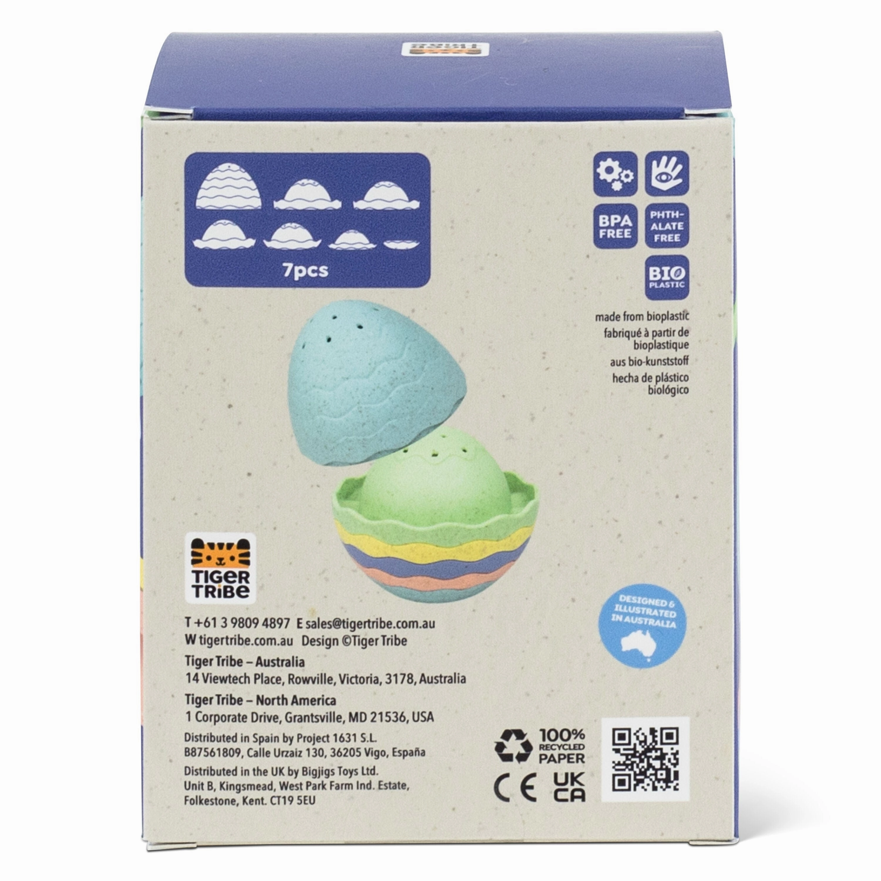 Tiger Tribe Stack & Pour - Bath Egg - Eco