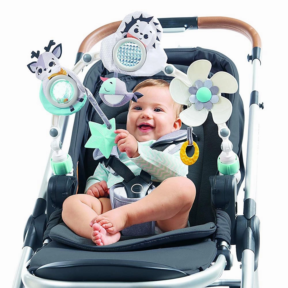 Tiny Love - Sunny Stroll Activity Arch with Rattle Toys, Black & White - Magical Tales