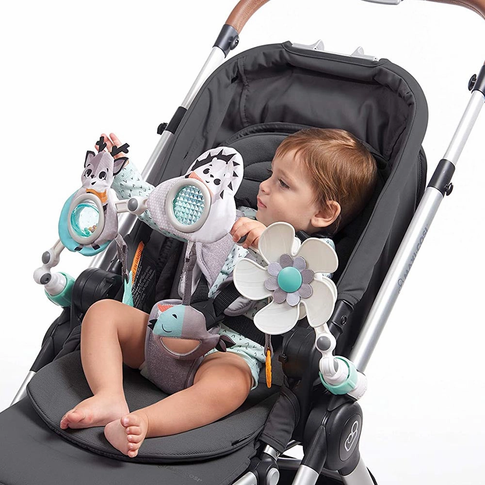 Tiny Love - Sunny Stroll Activity Arch with Rattle Toys, Black & White - Magical Tales