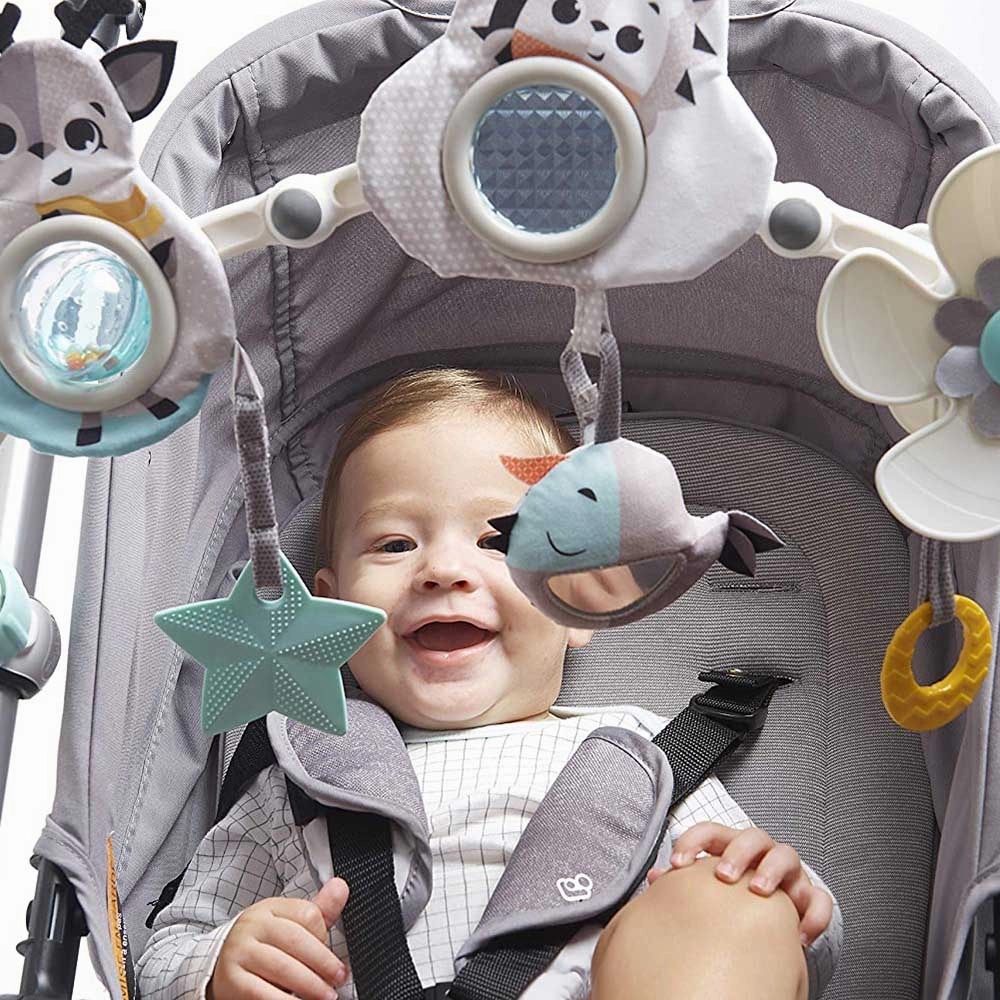 Tiny Love - Sunny Stroll Activity Arch with Rattle Toys, Black & White - Magical Tales