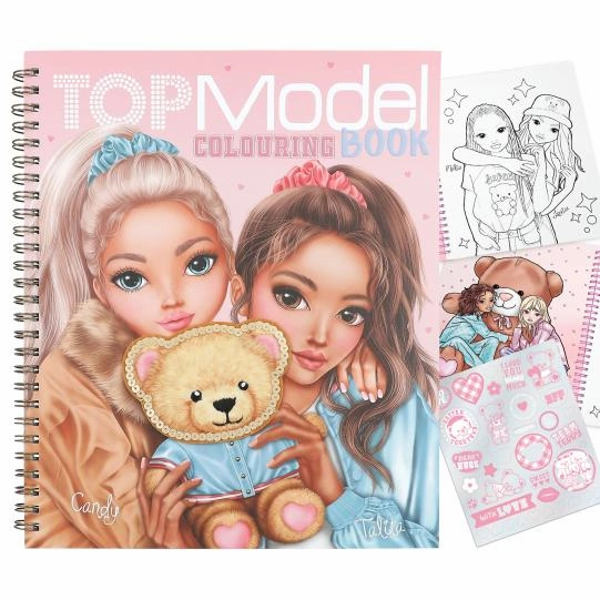 TOPModel Colouring Book - Team Teddy