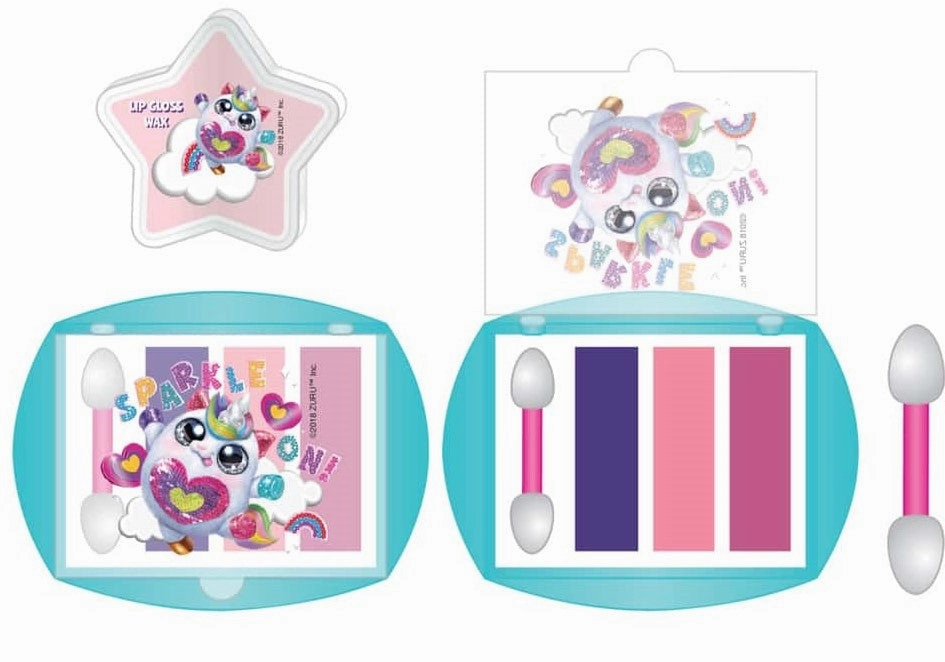 Toy Cosmetic (Eyeshadow, Lip Gloss & Ring Lip Glos