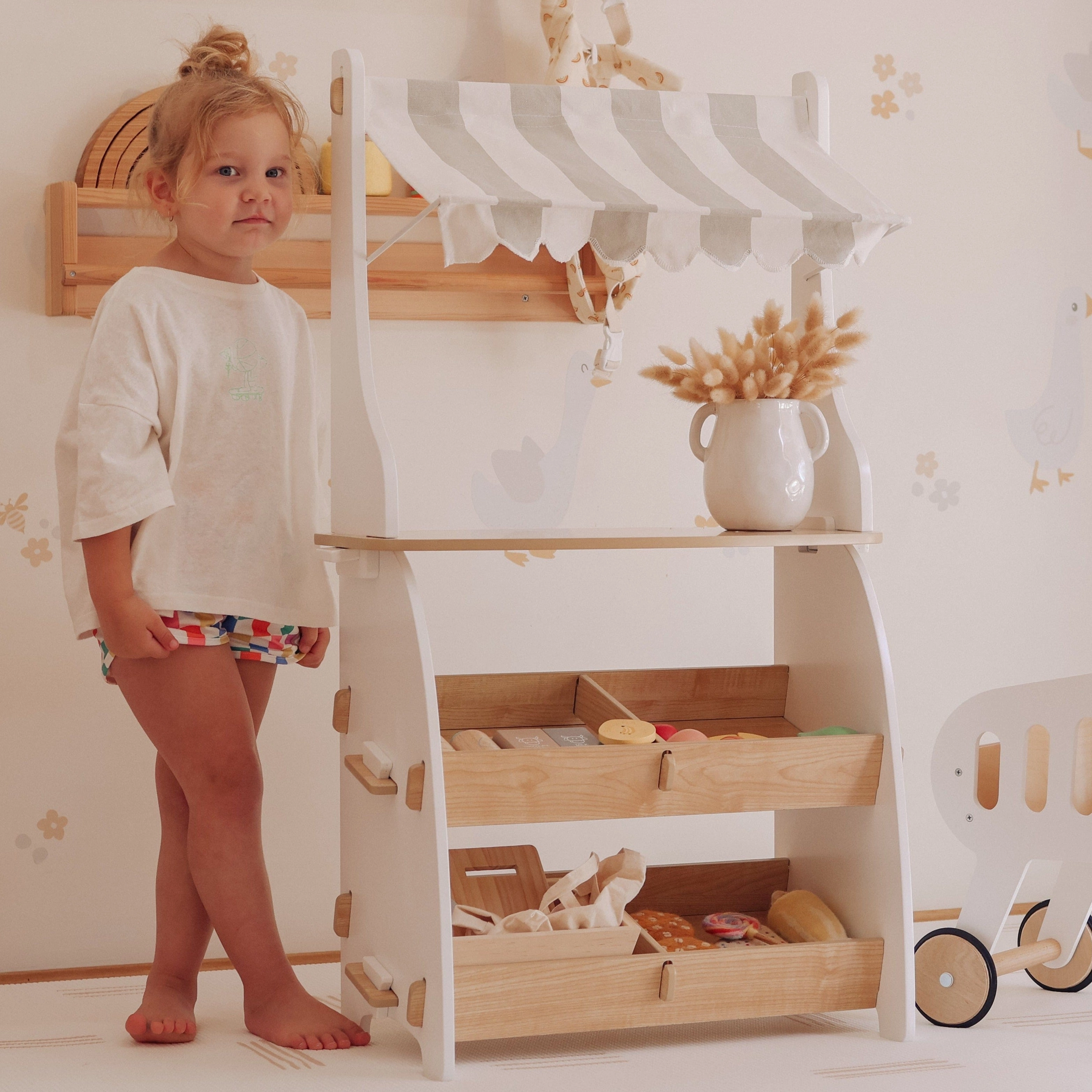 Toy Grocer Stand