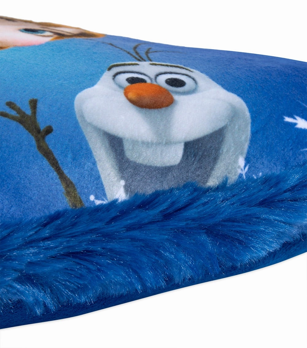 Toyworld Frozen Heart Shape Cushion -Blue