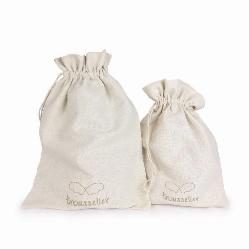 Trousselier Bear Triangle Comforter with Rattle 20cm Old Pink Organic Cotton