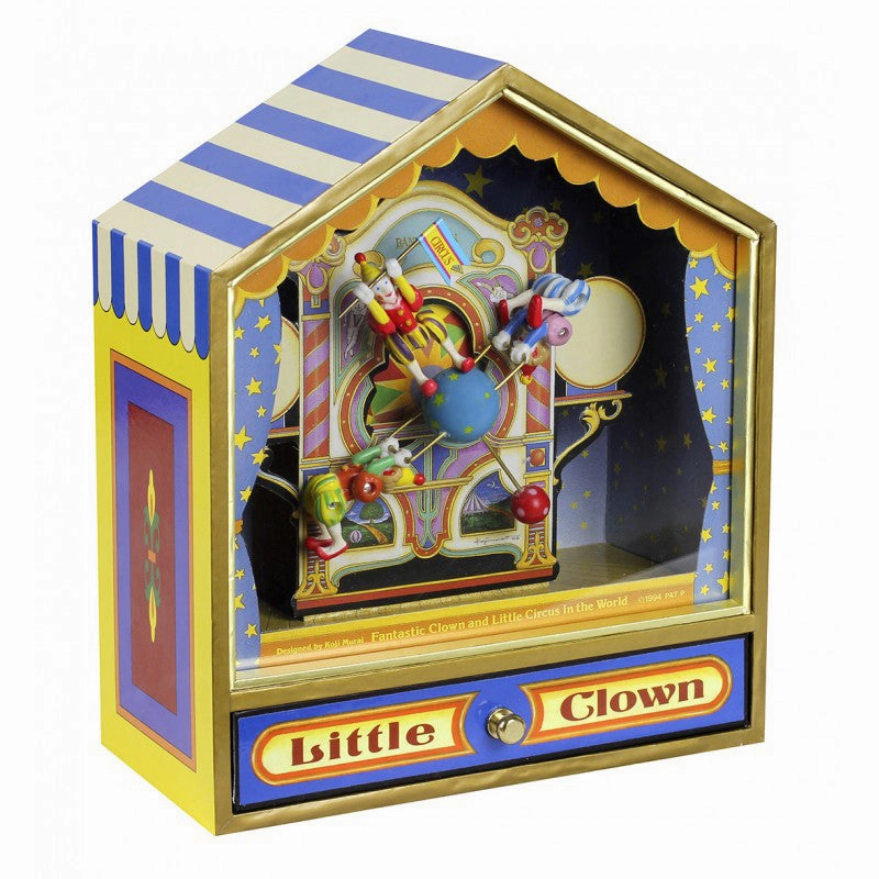 Trousselier Dancing with Music Tightrope Walker Clowns