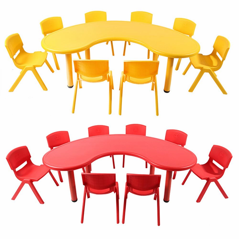 U shape table suitable for 7 kids
