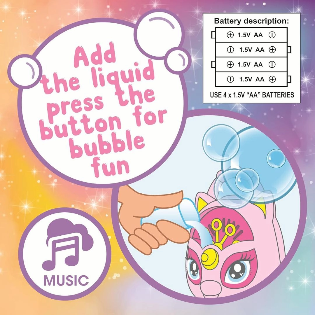 Unicorn Bubble Blaster Electric Bubble Toy
