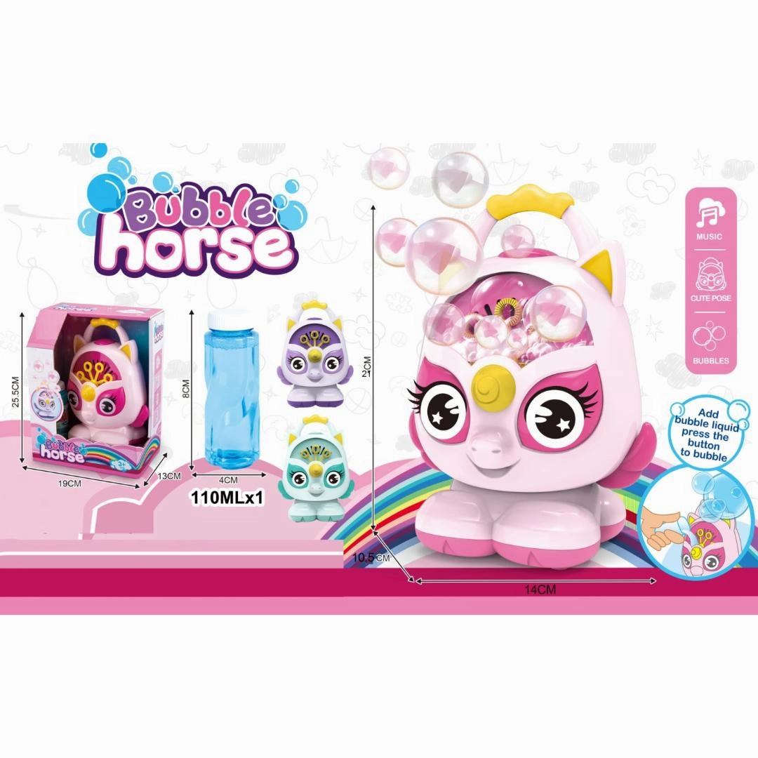 Unicorn Bubble Blaster Electric Bubble Toy