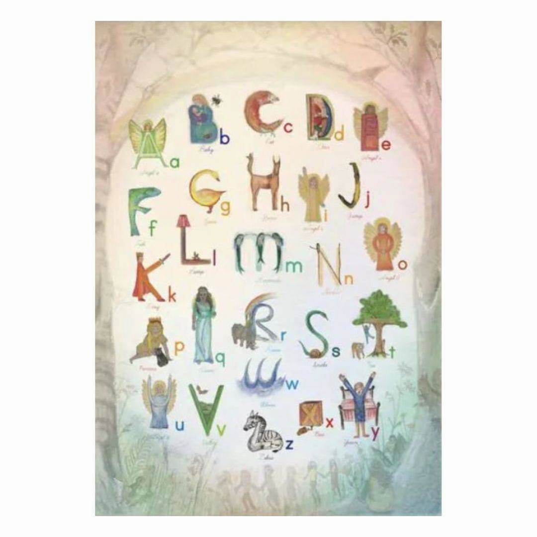 Waldorf Alphabet Poster