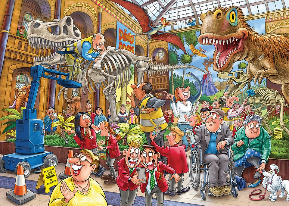 Wasgij Blight at the Museum 1000p Puzzle
