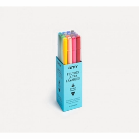 Washable Felt Pens - 16 Colours
