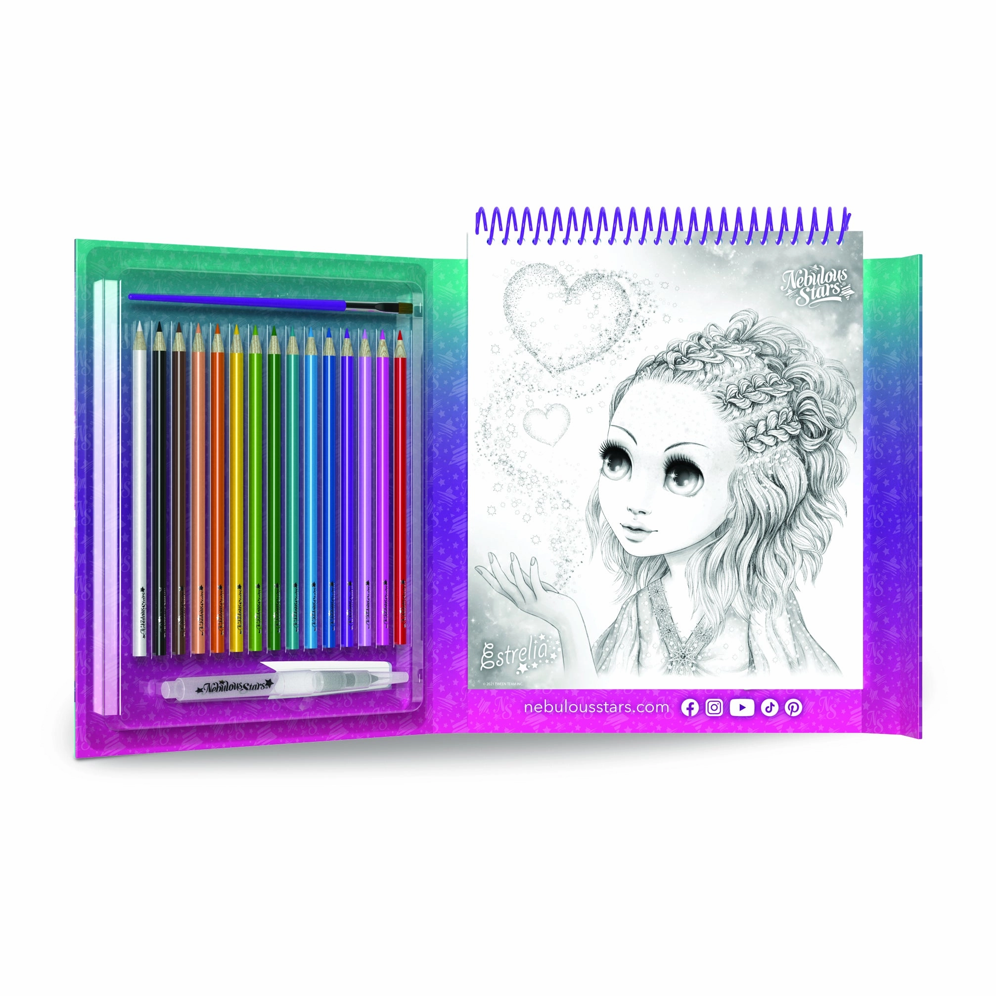 Watercolouring Book Set - Estrelia