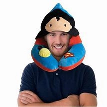 Wellitech Ridaz Inflatable Neck Cushion With Hood Superman - 29 cm