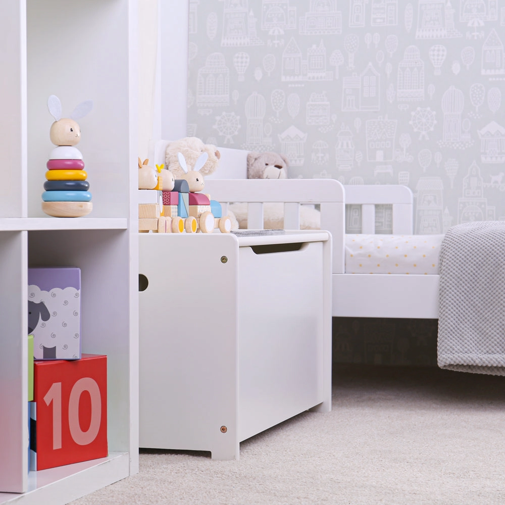 White Toy Chest