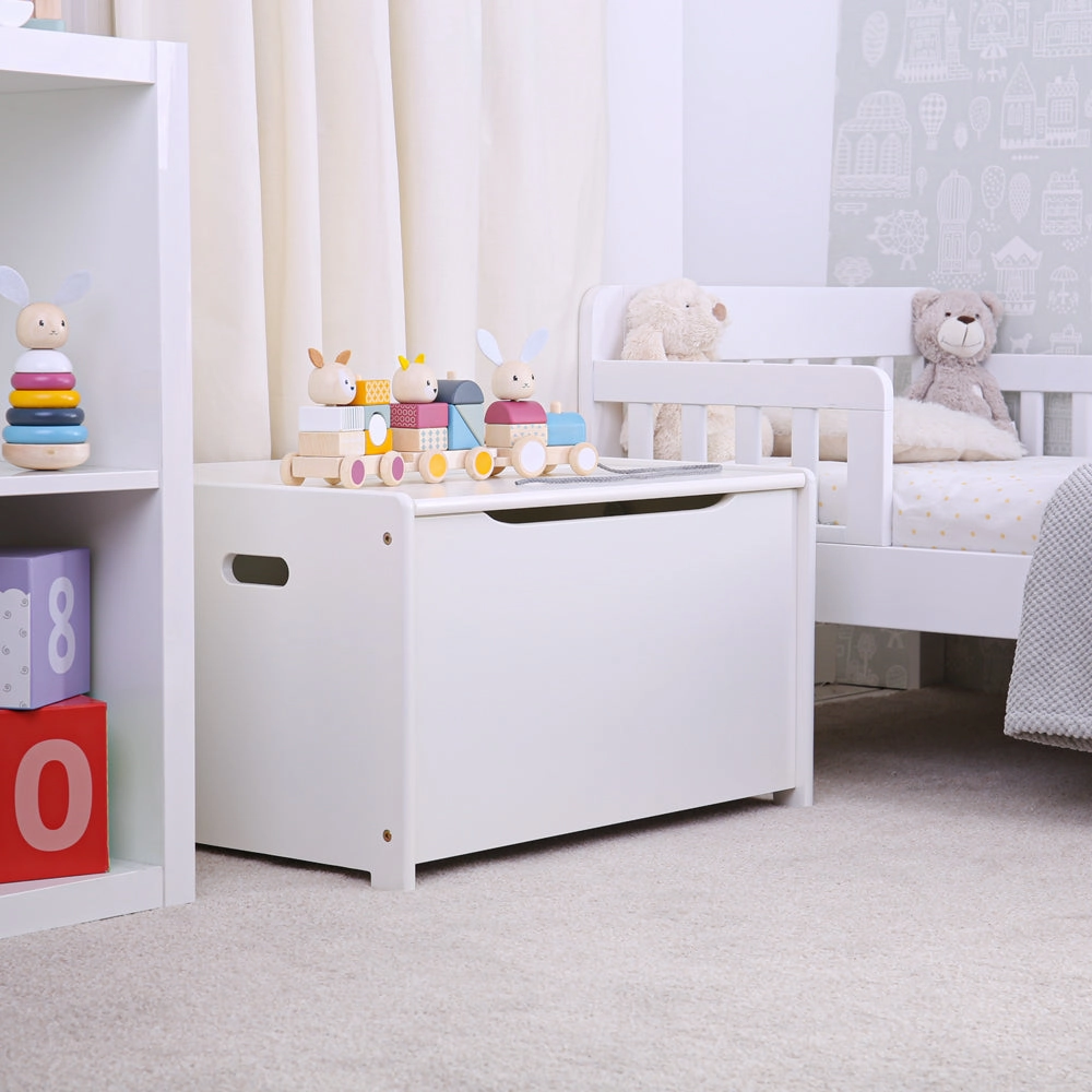 White Toy Chest