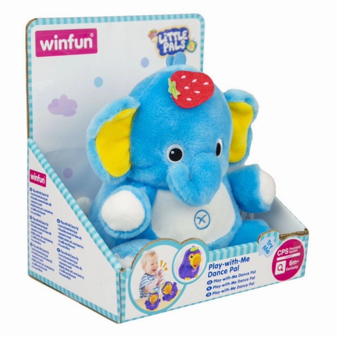 Win Fun - Elephant Dance Ball Blue, Play-With-Me Elephant Dance Pal