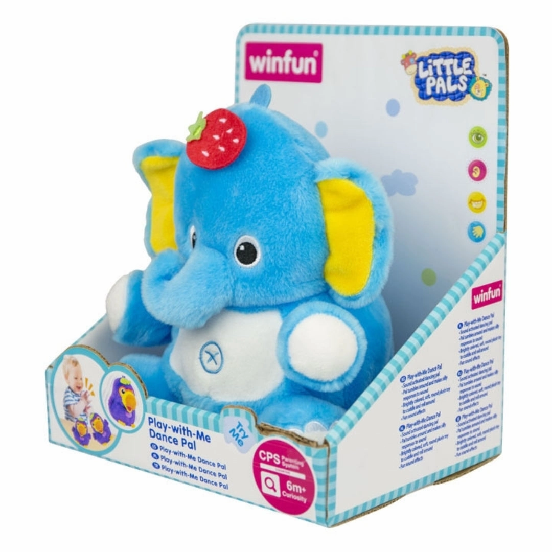 Win Fun - Elephant Dance Ball Blue, Play-With-Me Elephant Dance Pal