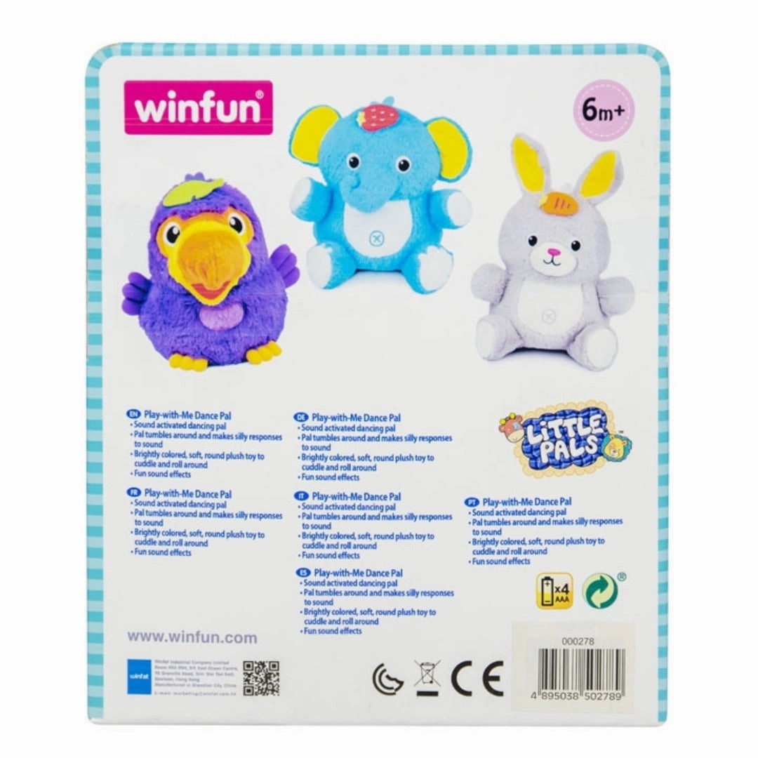 Win fun Play-with-me Sound Activated Dance Pal - Bunny