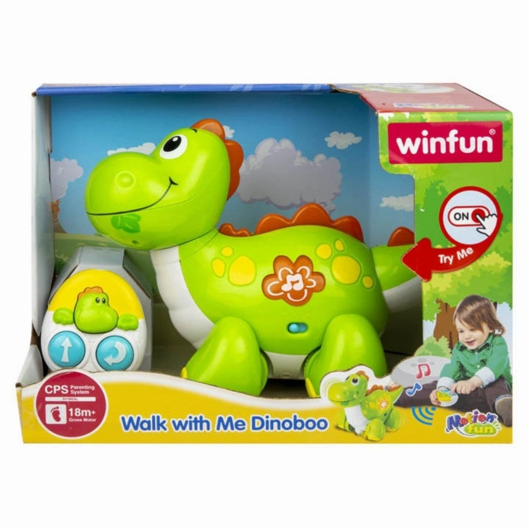 Win Fun Walk With Me Dinoboo Toy For Kids
