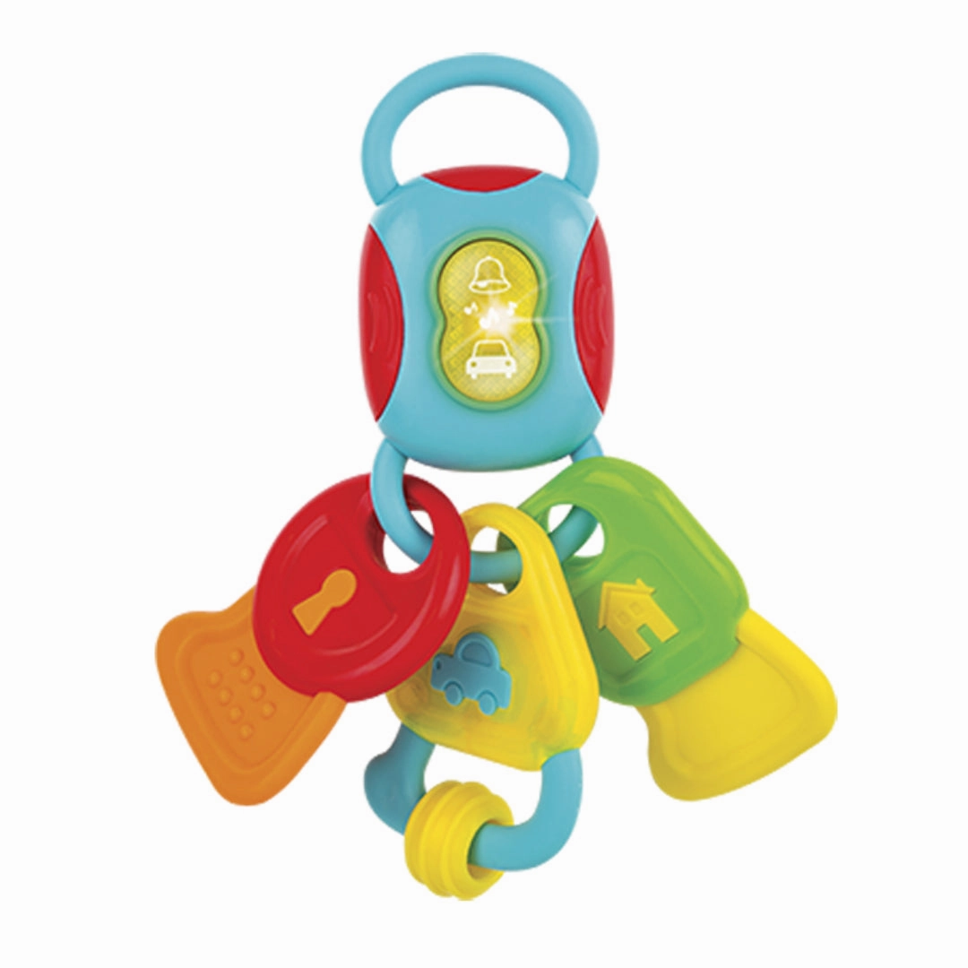 Winfun - Light & Sounds Teething Keys New Born for Kids age 3M 