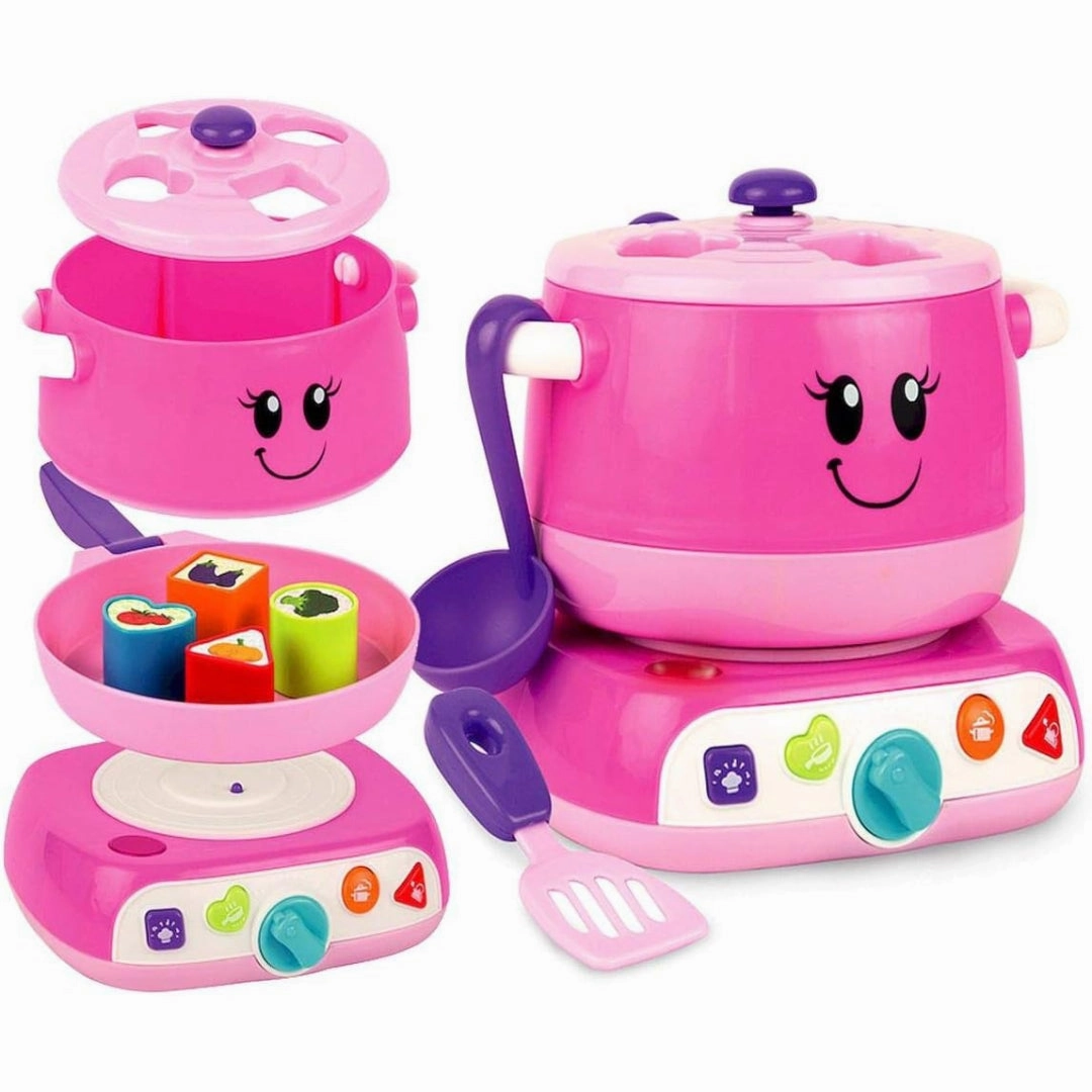 Winfun - Magic Pot 3-in-1 Girl Kitchen Set - Pink