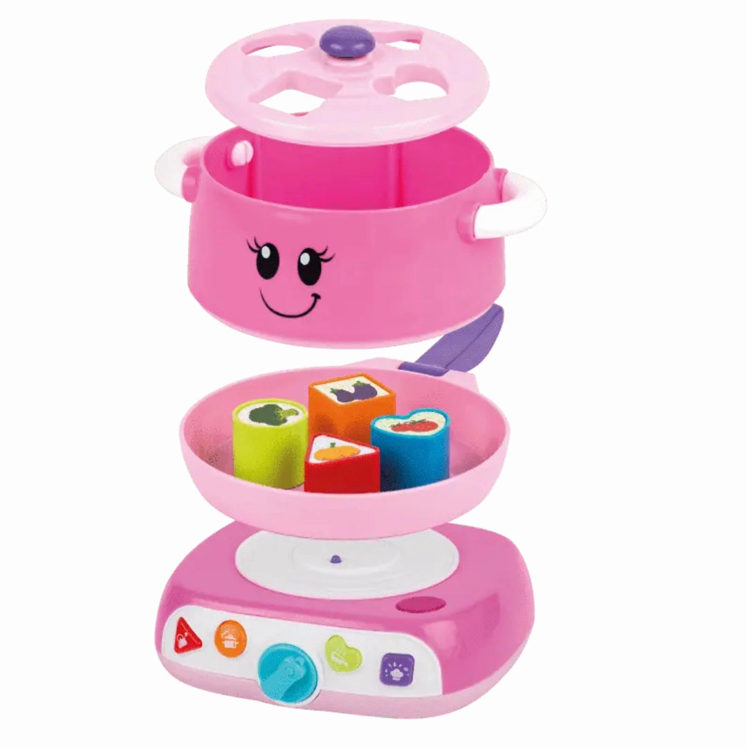 Winfun - Magic Pot 3-in-1 Girl Kitchen Set - Pink