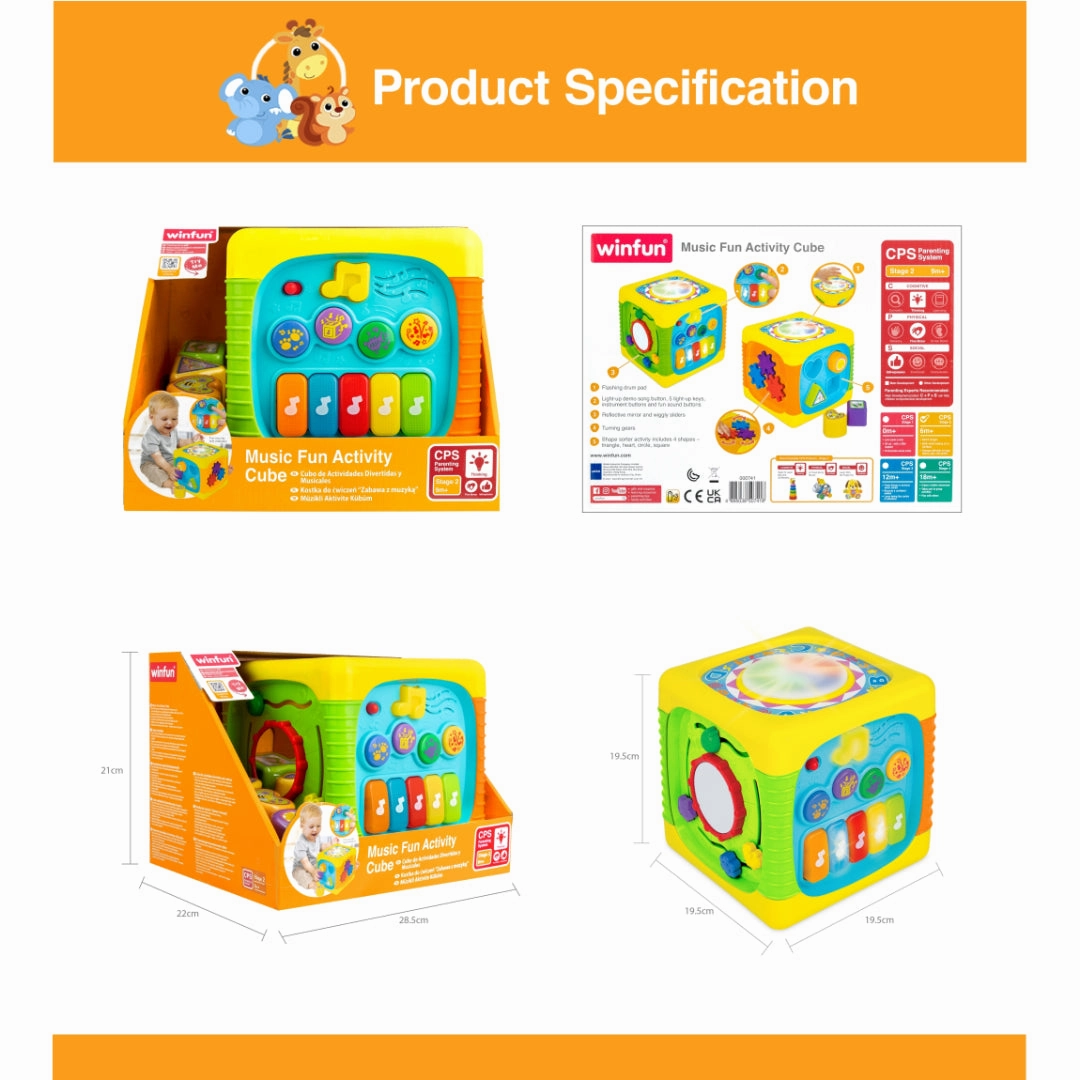 Winfun - Music Fun Activity Cube Toy For Kids