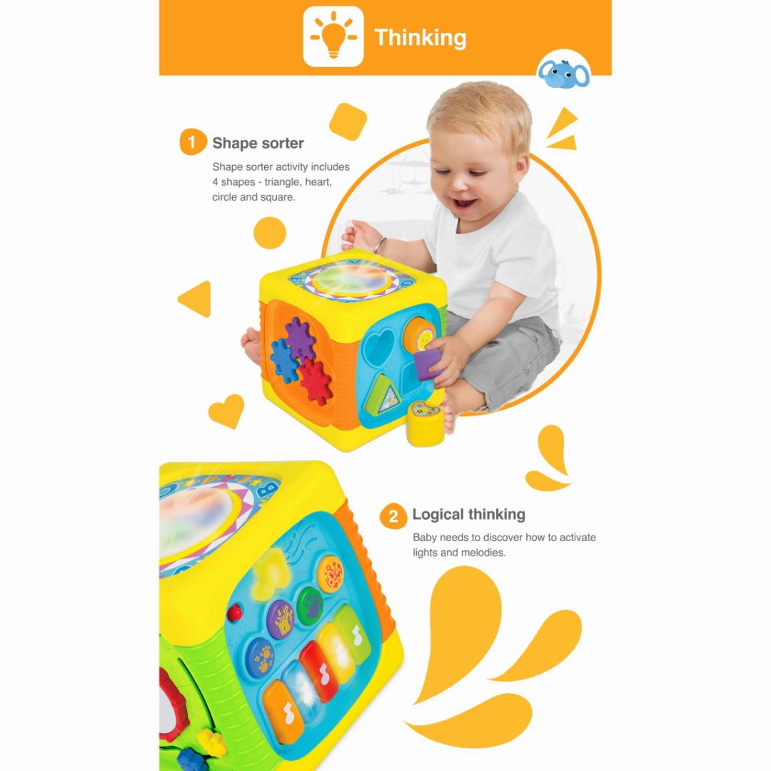 Winfun - Music Fun Activity Cube Toy For Kids