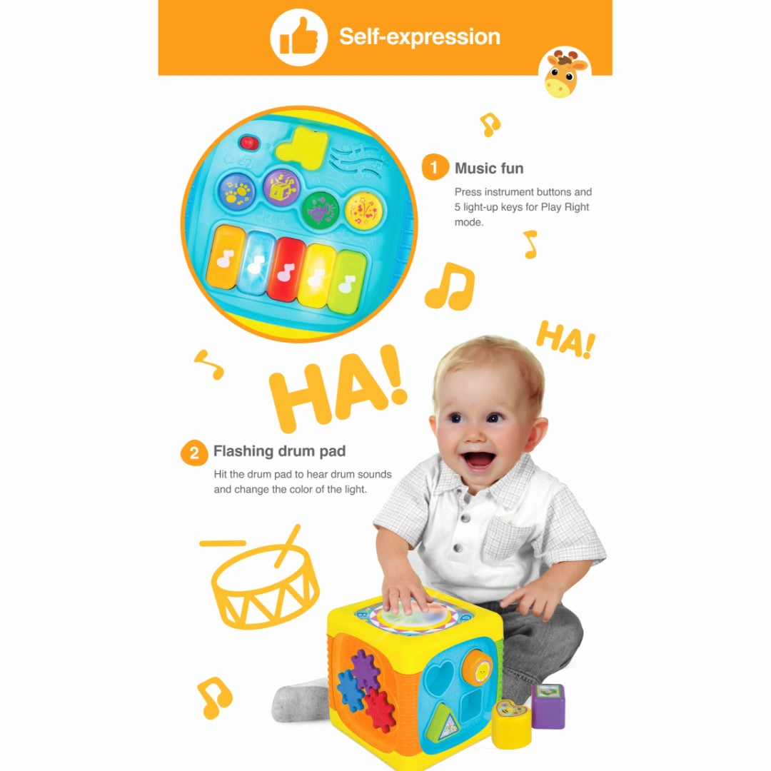 Winfun - Music Fun Activity Cube Toy For Kids
