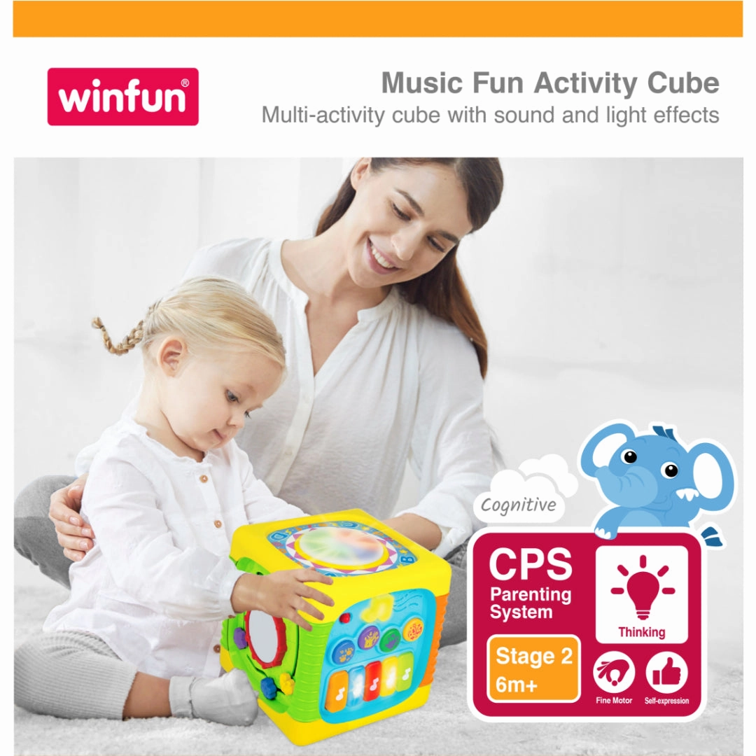 Winfun - Music Fun Activity Cube Toy For Kids