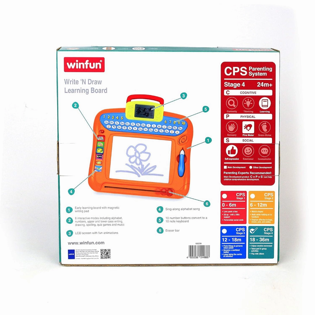Winfun - Write Draw Learning Board Toys for Kids age 2Y 