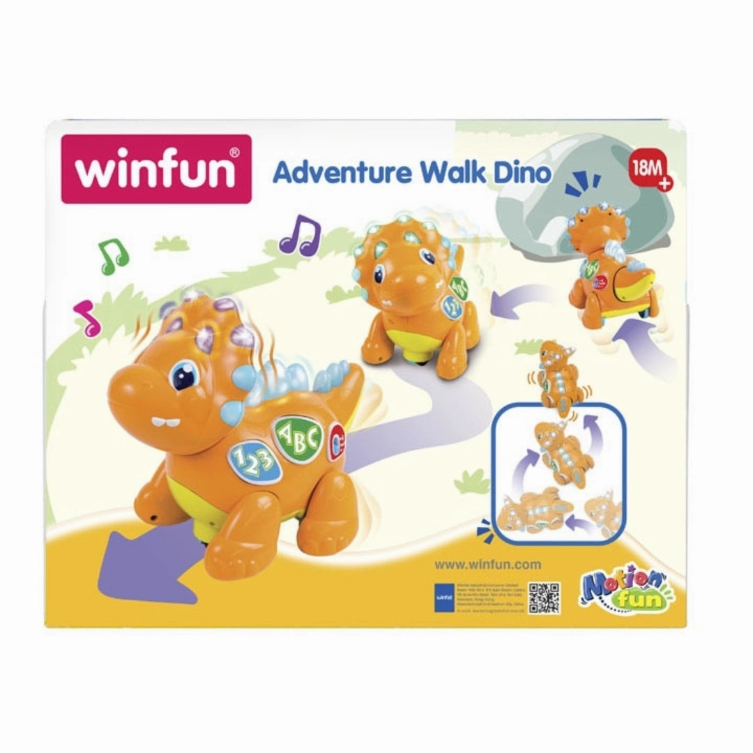 Winfun Adventure Walk Dino Toy For 18 Month And Up