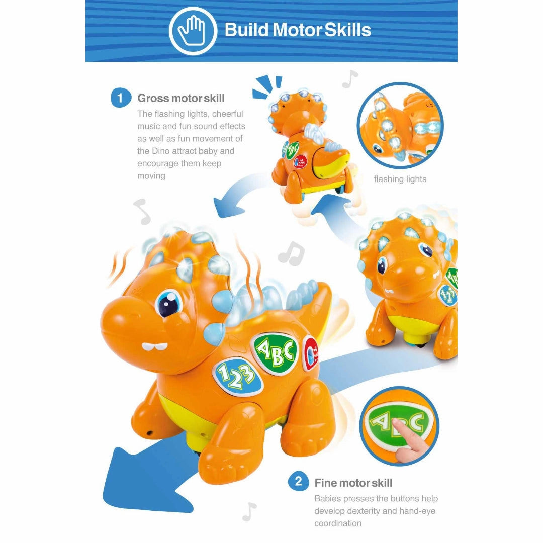 Winfun Adventure Walk Dino Toy For 18 Month And Up