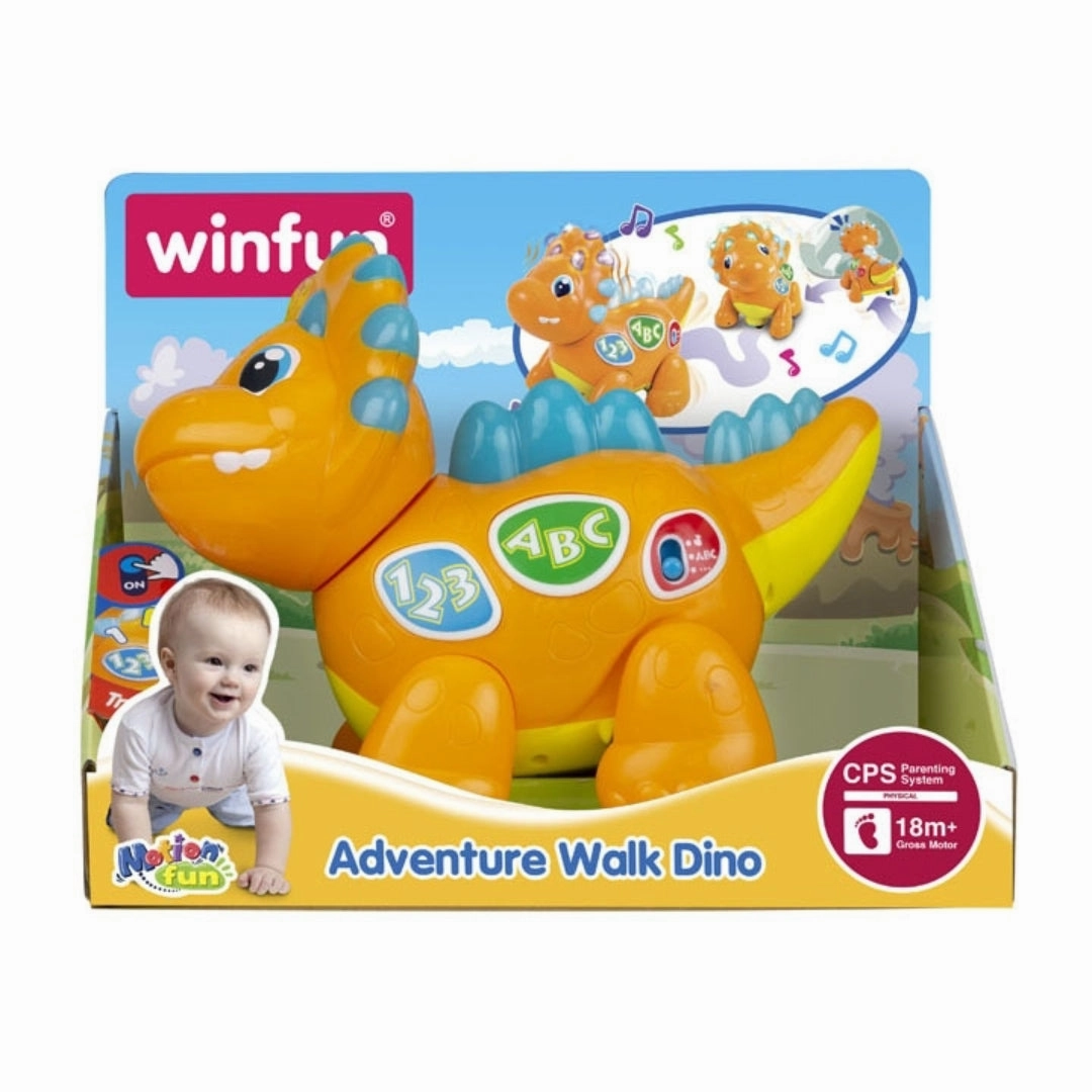 Winfun Adventure Walk Dino Toy For 18 Month And Up