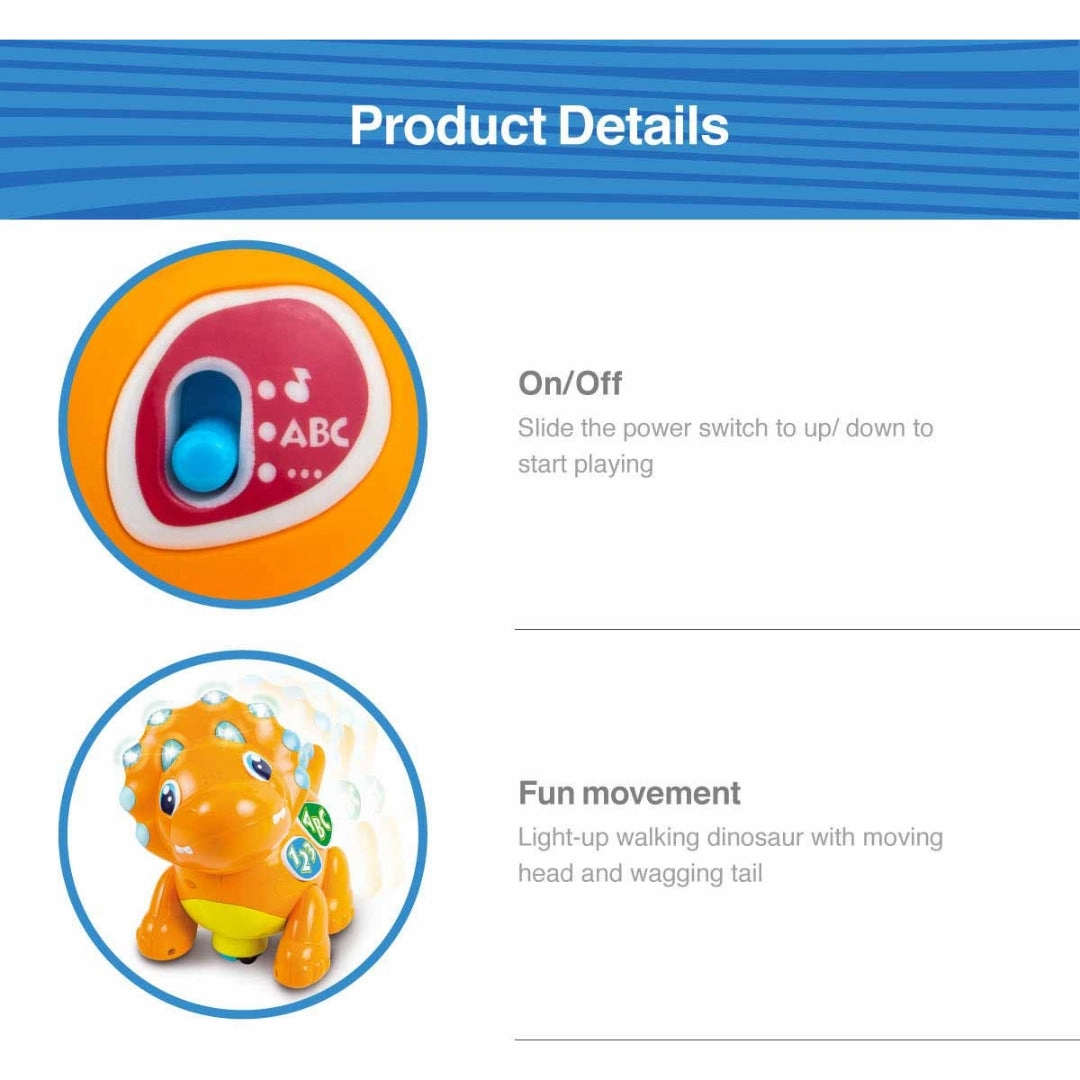 Winfun Adventure Walk Dino Toy For 18 Month And Up
